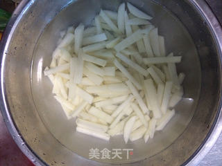 轻松炸薯条(空气炸锅版)的做法步骤:2