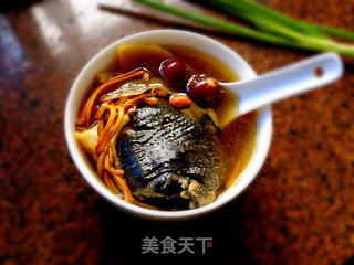虫草花乌鸡清补汤的做法步骤:5