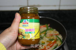 咖喱虾仁通心面的做法步骤:11
