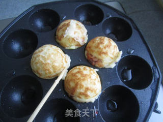 学做儿子喜爱的——章鱼小丸子的做法步骤:8