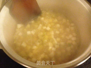 培根蘑菇块根芹浓汤的做法步骤:6