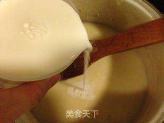 培根蘑菇块根芹浓汤的做法步骤:8