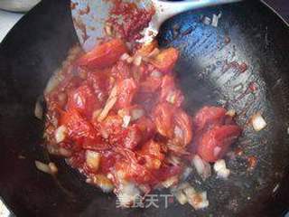 茄汁牛肉饭的做法步骤:8