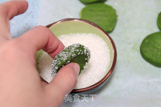 【微苦抹茶沙布列酥饼】的做法步骤:13