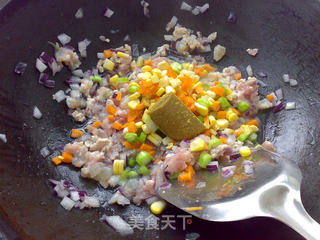 咖喱湿炒饭的做法步骤:4