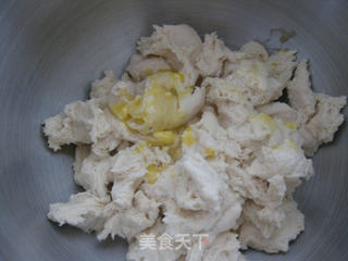 淡奶油蜜豆土司的做法步骤:3