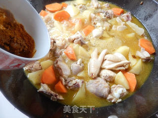 咖喱土豆鸡块的做法步骤:10