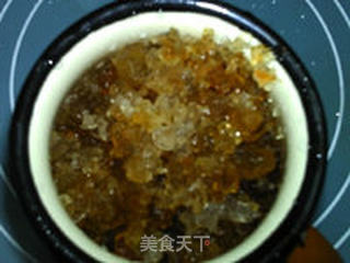 红豆桃胶银耳羹的做法步骤:6