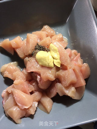 鸡肉蘑菇奶汁焗烤花椰菜---多图超详细步骤的做法步骤:3