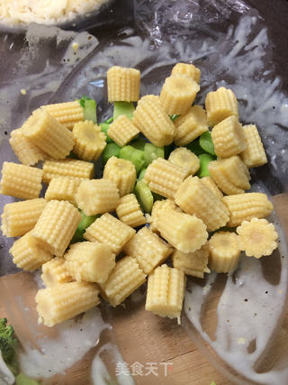 鸡肉蘑菇奶汁焗烤花椰菜---多图超详细步骤的做法步骤:16