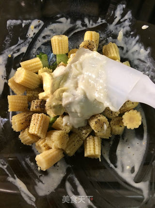鸡肉蘑菇奶汁焗烤花椰菜---多图超详细步骤的做法步骤:17