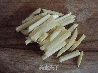 蒜薹炒土豆条的做法步骤:6