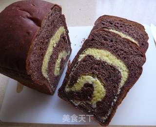 可可椰蓉吐司的做法步骤:11