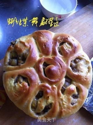 又香又甜香蕉面包卷新鲜出炉啦的做法步骤:8