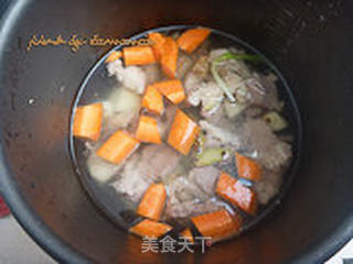 山药羊肉汤的做法步骤:6
