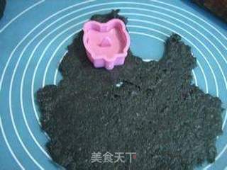黑芝麻酱咸饼干的做法步骤:6
