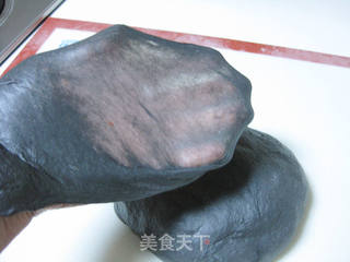 墨鱼土司的做法步骤:6