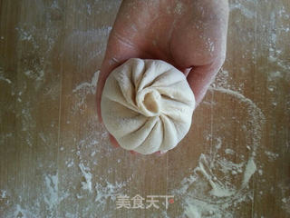 红薯红豆豆沙包的做法步骤:17