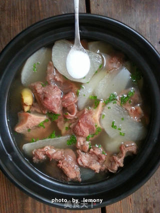 炖出来的冬日风情--清炖羊肉萝卜汤的做法步骤:8