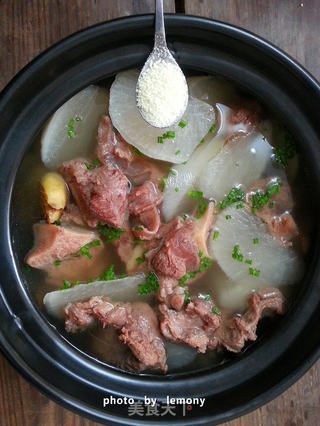 炖出来的冬日风情--清炖羊肉萝卜汤的做法步骤:9