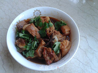 红烧羊肉---秋冬进补的好食品的做法步骤:9