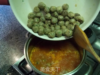 水煮牛肉丸的做法步骤:12