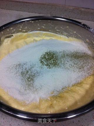 水果抹茶蛋糕的做法步骤:5