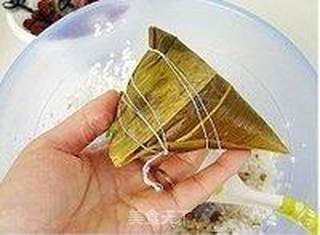 蜜豆小枣什锦粽子的做法步骤:12
