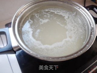 红豆藕丁粥的做法步骤:4
