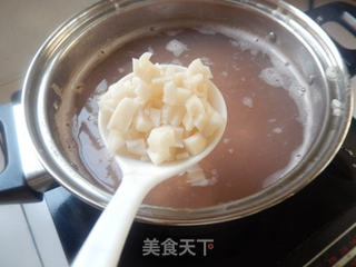红豆藕丁粥的做法步骤:7