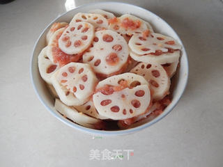 清蒸藕盒的做法步骤:7