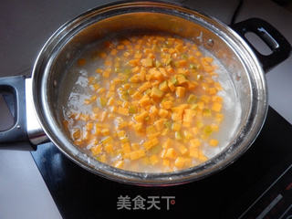 南瓜小米粥的做法步骤:6