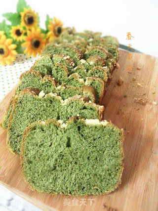青土司——有淡淡艾草香的土司的做法步骤:20