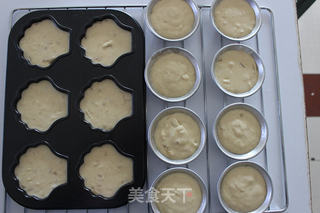 香蕉糯米马芬的做法步骤:4