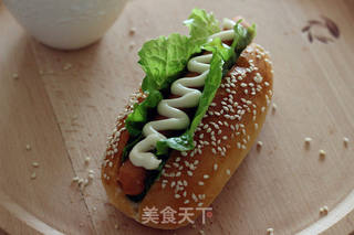 热狗面包的做法步骤:10