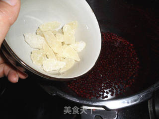 桂花豆沙圆子羹的做法步骤:2