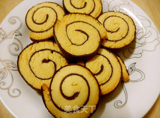 树轮奶酪饼干的做法步骤:9