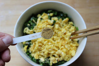 简单的经典——韭菜鸡蛋水饺的做法步骤:4
