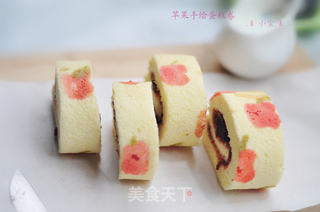苹果手绘蛋糕卷的做法步骤:20