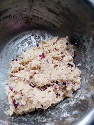 燕麦蔓越莓脆饼的做法步骤:6