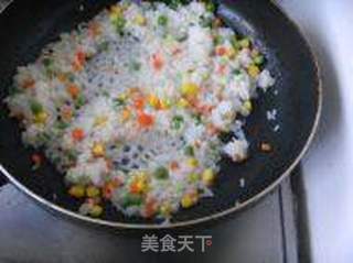 虾仁焗饭的做法步骤:4