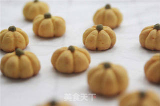 【番茄配方】mini南瓜饼干——萌萌哒童趣小南瓜的做法步骤:11