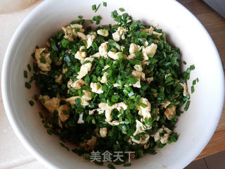 韭菜鸡蛋饼的做法步骤:6