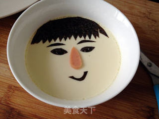 笑脸鸡蛋羹的做法步骤:12