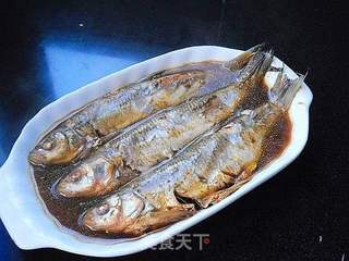 葱烧季花鱼的做法步骤:7
