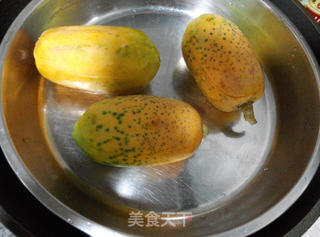 鲜奶雪耳炖木瓜的做法步骤:6
