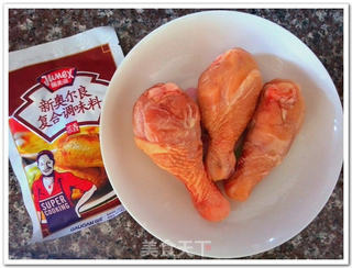 奥尔良鸡腿糯米饭【子璇家】的做法步骤:2