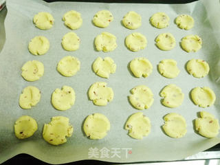 蔓越莓玛格丽特饼干的做法步骤:6