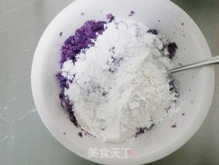 好吃停不下来的紫薯饼——紫薯饼的做法步骤:3