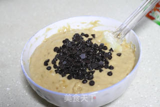 香蕉巧克力豆玛芬的做法步骤:7